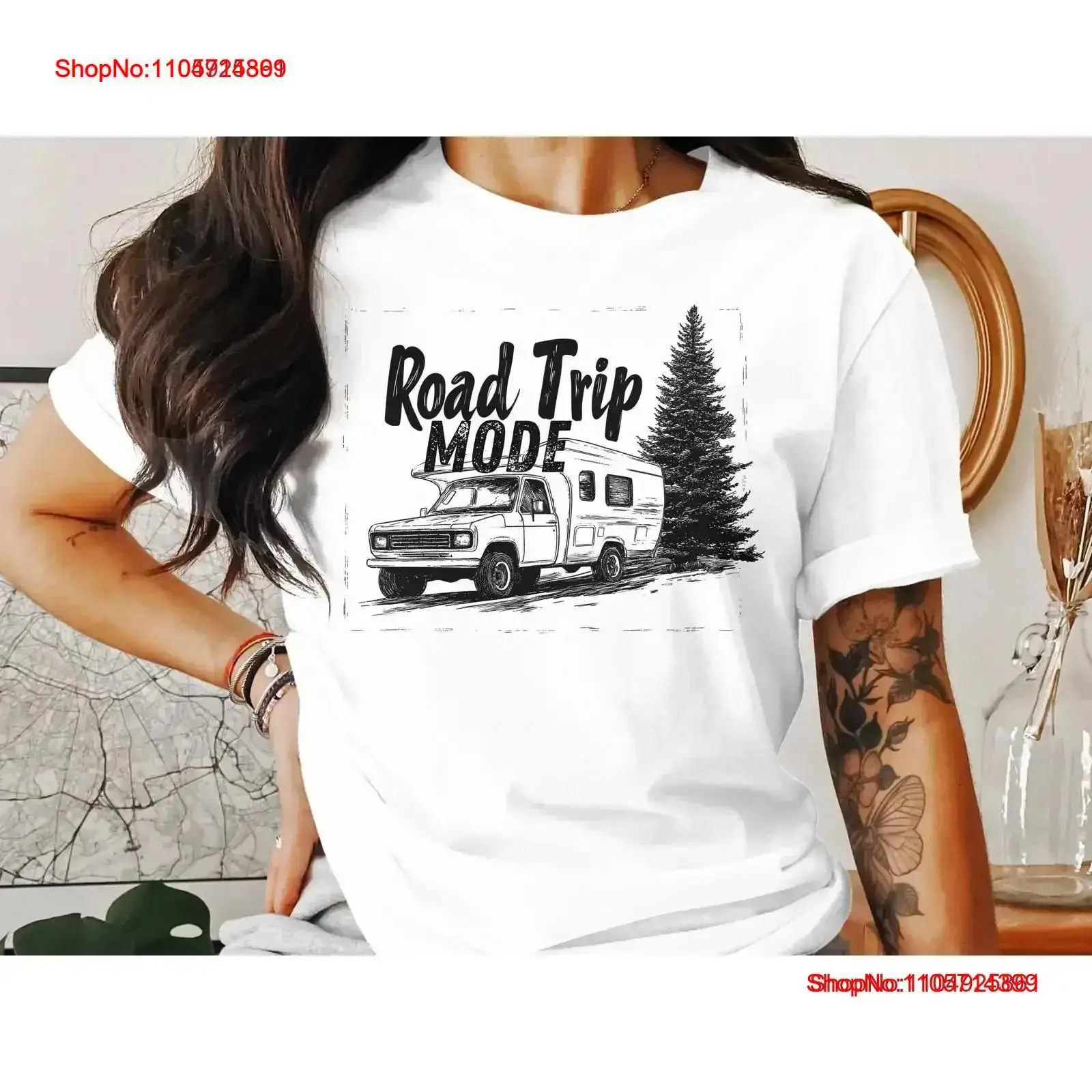 Outdoor Adventure Enthusiast - Camiseta Road Trip Mode para amantes