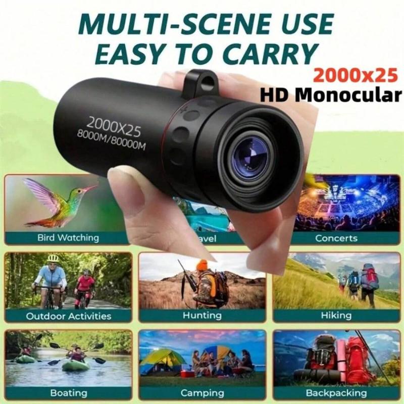 Telescopio monocular portátil  - Outdoor Adventure Watches reseña y precio