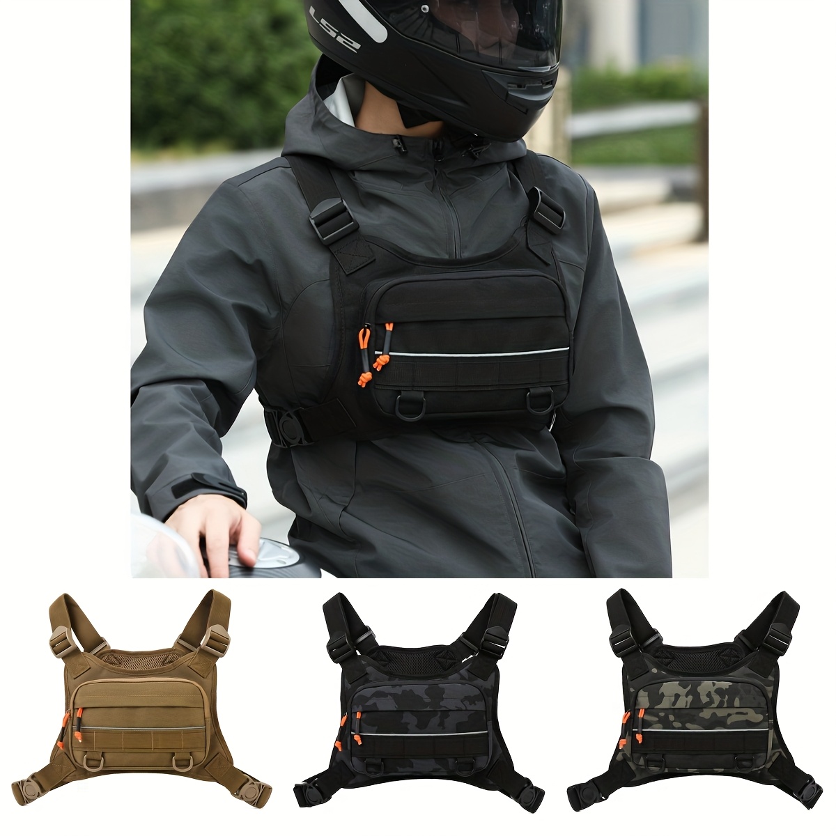 Bolso de pecho para hombre de  - Outdoor Adventure With No Backpack reseña y precio