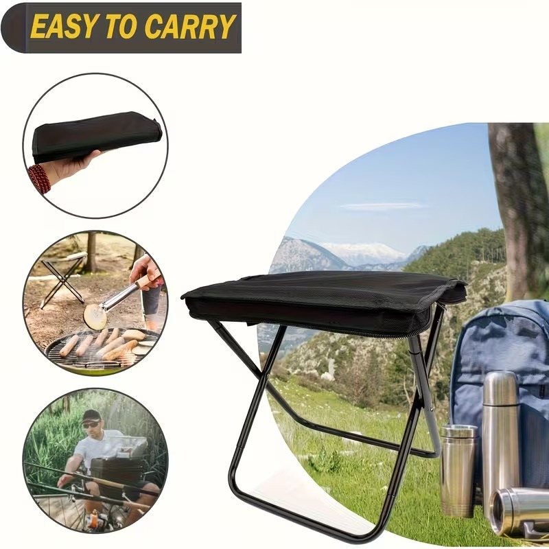 Silla Plegable Portátil Tipo M - Outdoor Adventure With No Backpack reseña y precio